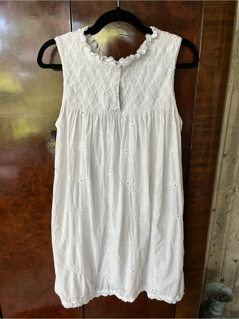Calypso St.Barth eyelet mini dress sz M